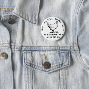 Logo für die Werbung für kundenspezifische landwir Button