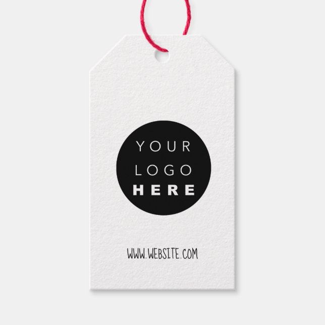 Logo für ein benutzerdefiniertes Unternehmen Produ Geschenkanhänger (Vorderseite)