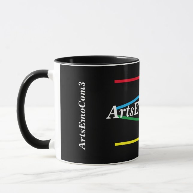 Logo für einfache Farben Tasse (Links)