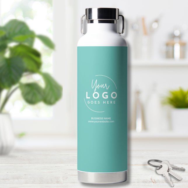 Logo für einfache Unternehmen Trinkflasche (Simple Branded Business Logo Water Bottle)