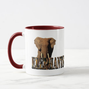 Logo für Elefanten, Tasse