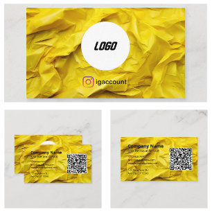 Logo für Entsorgungsdienstleistungen QR-Code Visitenkarte