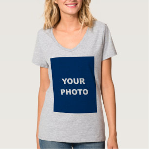 Logo für Foto-Bilder aus Leichtstahl-Logo für Frau T-Shirt