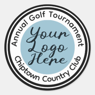 Logo für Golfturniere oder Veranstaltungen persona Runder Aufkleber