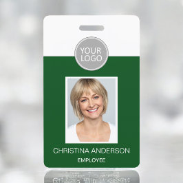 Logo für grüne Mitarbeiter Foto Unternehmensarbeit Ausweis