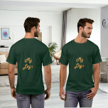 Logo für grüne Unternehmen T-Shirt<br><div class="desc">Ein grüner T - Shirt. Personalisieren Sie Ihr Firmenlogo und fügen Sie es auf der Vorderseite und auf der Rückseite ein.</div>
