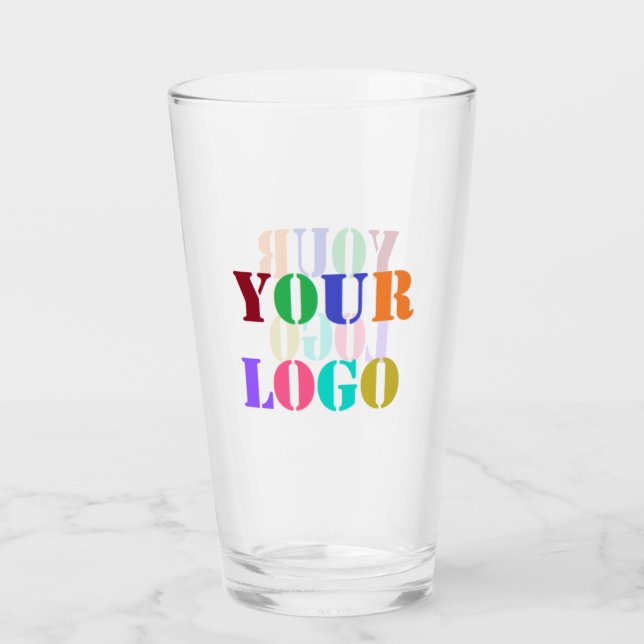 Logo für Ihr Unternehmen Glas (Vorderseite)