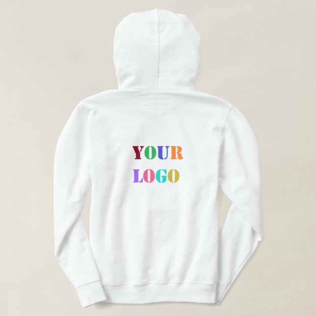 Logo für Ihr Unternehmen Hoodie (Design Rückseite)