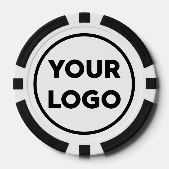 Logo für Ihr Unternehmen Pokerchips (Vorderseite)