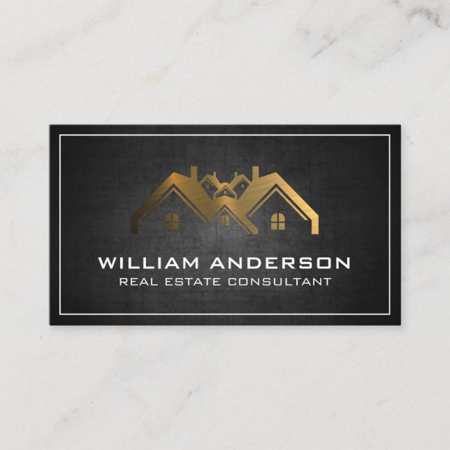 Logo für Immobilien-Anwesen Visitenkarte (Vorderseite)