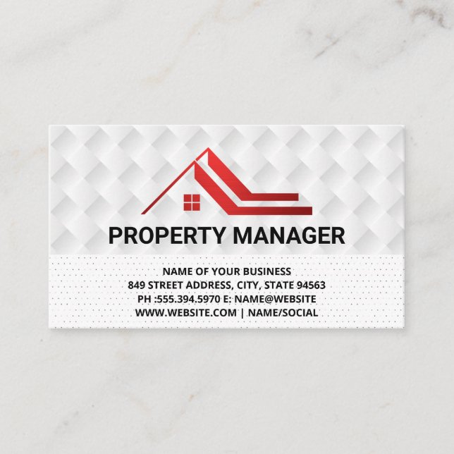 Logo für Immobilien | Real Anwesen Visitenkarte (Vorderseite)