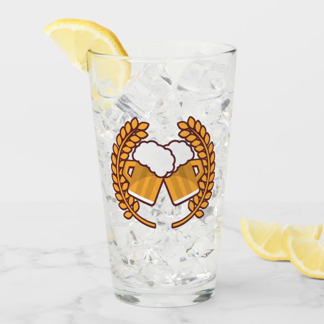 Logo für individuelles Bier Glas (Vorderseite Ice)