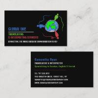 Logo für Kommunikation, Übersetzer und Dolmetscher
