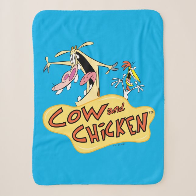 Logo für Kuh und Hühnchen Sherpadecke (Vorderseite)