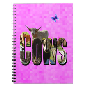 Logo für Kuhbilder mit Hochlandkuh, Notizblock