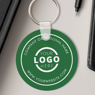 Logo für kundenspezifische grüne Werbeaktion Schlüsselanhänger