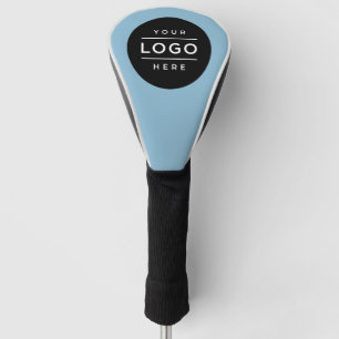 Logo für kundenspezifische hellblaue Unternehmen Golf Headcover