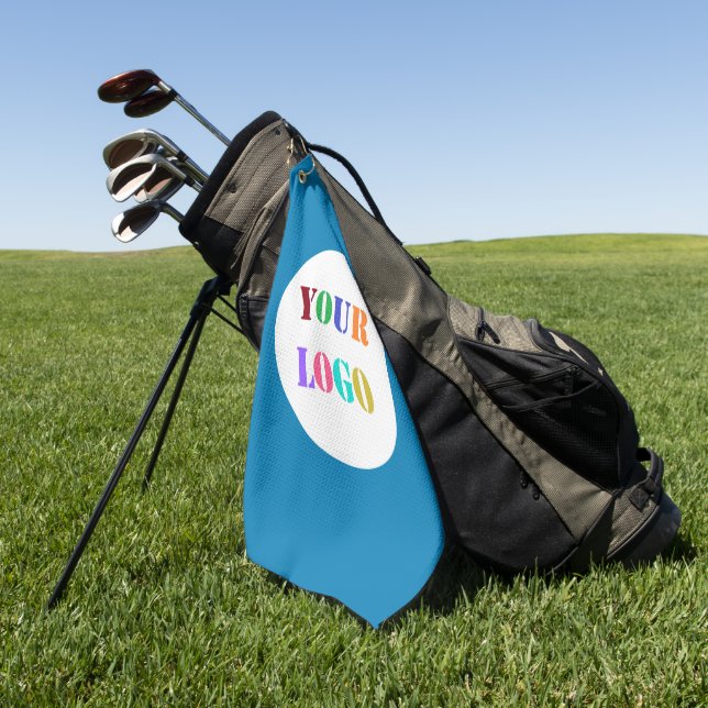 Logo für kundenspezifische Unternehmen Golf Handtu Golfhandtuch (Gras)