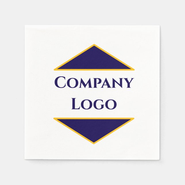 Logo für kundenspezifische Unternehmen Napkins - P Serviette (Vorderseite)