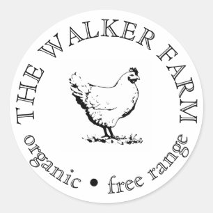 Logo für kundenspezifische Werbeaktionen Runder Aufkleber