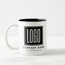 Logo für kundenspezifische Werbeaktionen Zweifarbige Tasse
