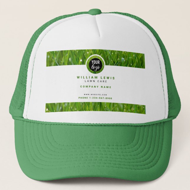 Logo für "Lachen" für einfache Unternehmen Truckerkappe (Vorderseite)