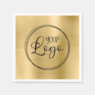 Logo für "Light Gold Foods" Serviette
