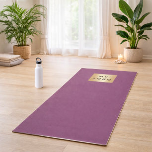 Logo für lila Pflaume Yogamatte