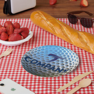 Logo für "Maßgeschneiderte Unternehmen" von Golf C Pappteller