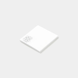 Logo für Mini-Quadratzoll-Blume Post-it Klebezettel
