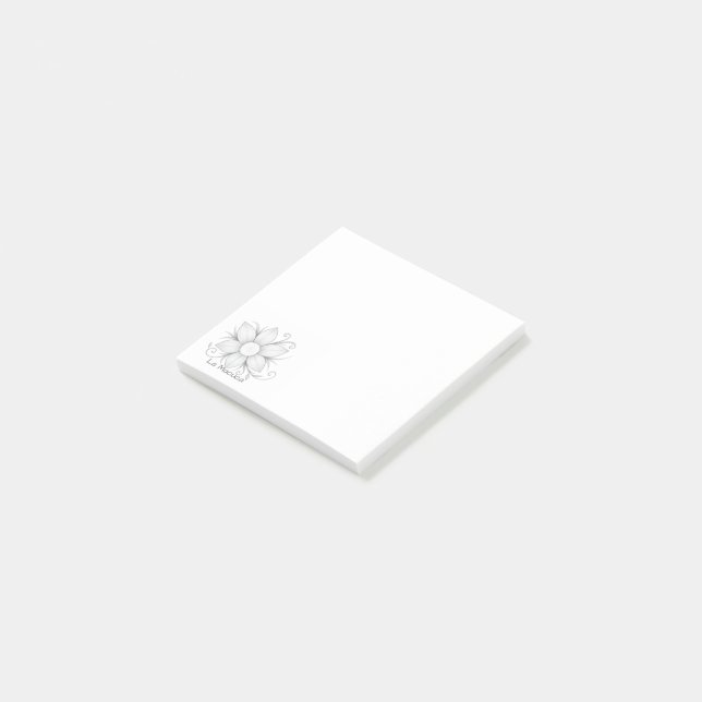 Logo für Mini-Quadratzoll-Blume Post-it Klebezettel (angewinkelt)