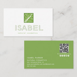 Logo für Minimalistische Naturkosmetik Visitenkarte