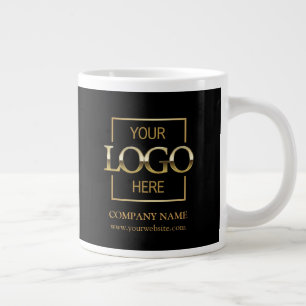 Logo für Mitarbeiter von personalisierten Unterneh Jumbo-Tasse