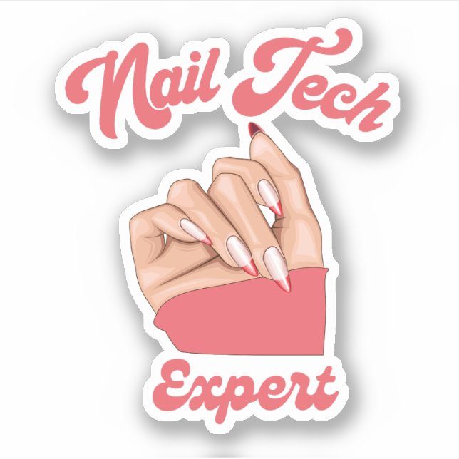Logo für Nageltechnik Aufkleber (Vorderseite)
