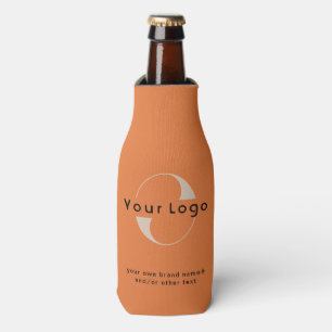 Logo für Orange + Black Text Company Business Bott Flaschenkühler