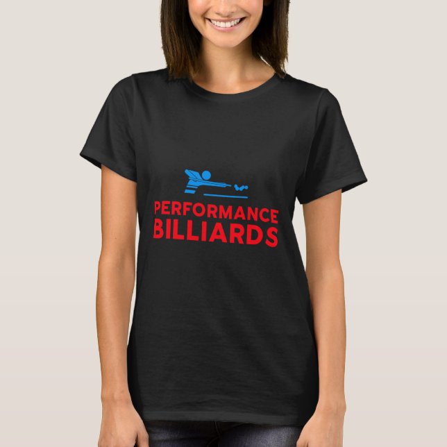 Logo für Performance-Billard - Pool Player T-Shirt (Vorderseite)
