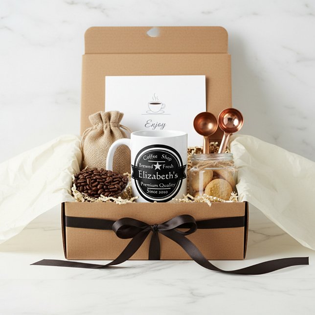 Logo für personalisierte Kaffeestuben Kaffeetasse (Von Creator hochgeladen)