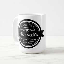 Logo für personalisierte Kaffeestuben Kaffeetasse