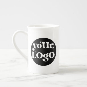 Logo für personalisierte Unternehmen Prozellantasse