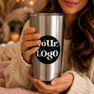 Logo für personalisierte Unternehmen Thermobecher