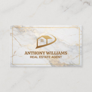 Logo für Real Anwesen House   Marmor Visitenkarte
