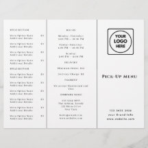 Logo für Restaurantmitnahme | Benutzerdefiniertes 