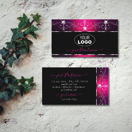 Logo für Schwarz-Rosa-Lila Orante-SparkDiamanten h Visitenkarte