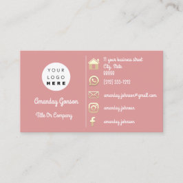 Logo für Social Media Gold QR-Code Visitenkarte