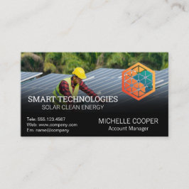 Logo für Solarenergie | Techniker Visitenkarte