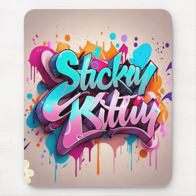 "Logo für städtische Stile" Mousepad (Vorne)