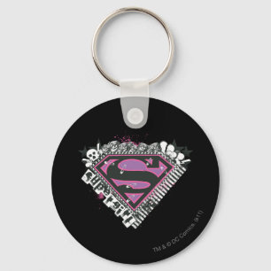 Logo für Supergirl-Buttone Schlüsselanhänger