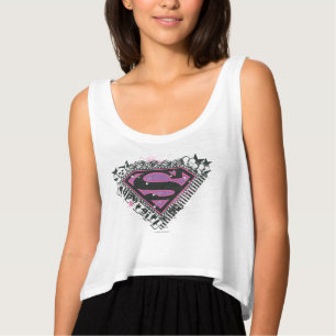 Logo für Supergirl-Buttone T-Shirt