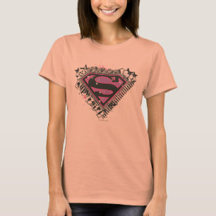 Logo für Supergirl-Buttone T-Shirt