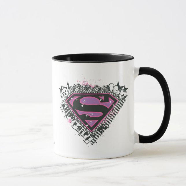 Logo für Supergirl-Buttone Tasse (Rechts)